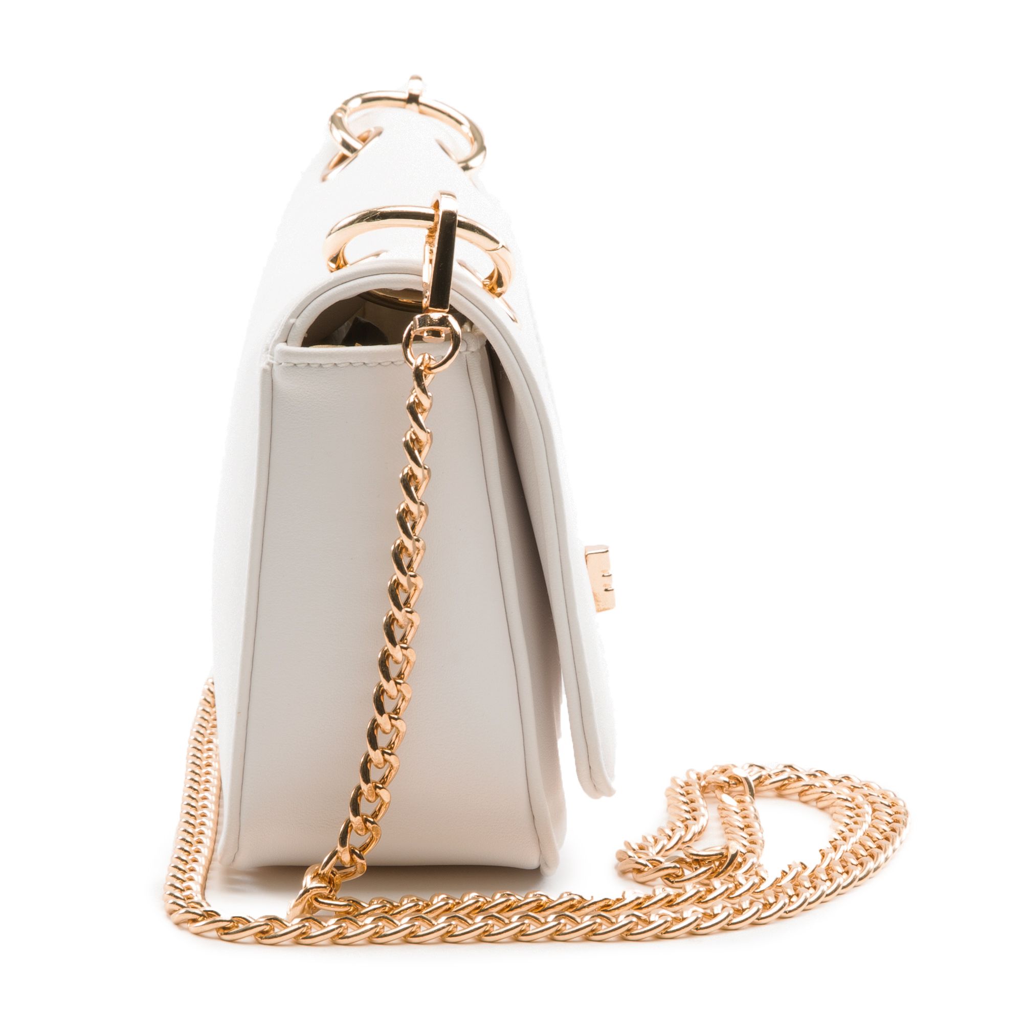 H&D ACCESSORIES, INC Gold Chain Crossbody Bag HPC3743WT Shiekh