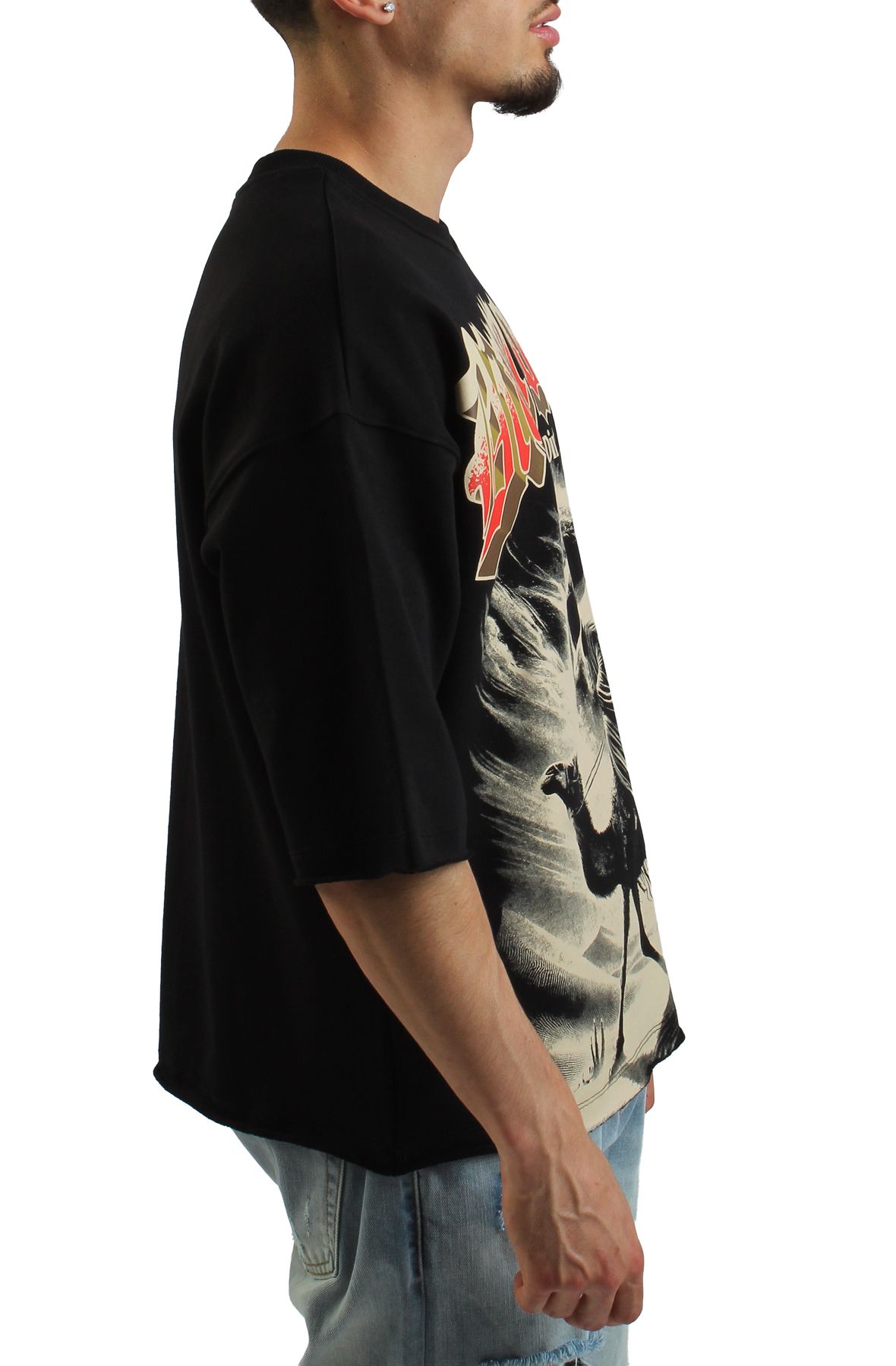 AKS Diamond In The Dirt French Terry Cropped Shirt AKDEC24TS_01A