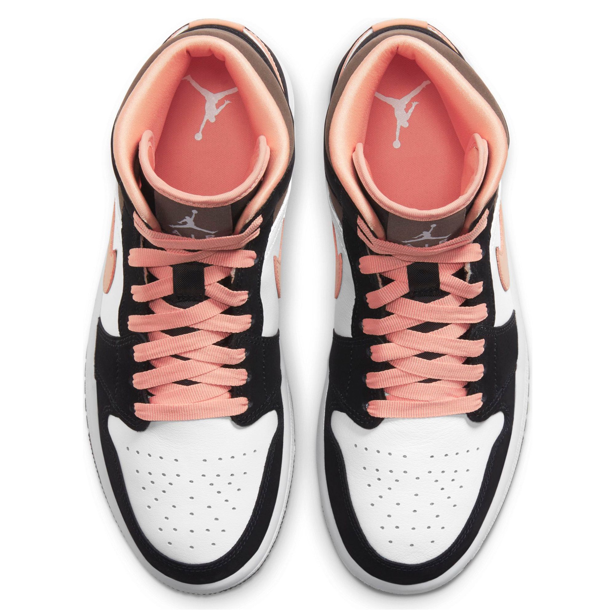 Nike Air Jordan 1 Mid Black/White/Peach Deals on Air Jordan 1 Mid GS  main image 2