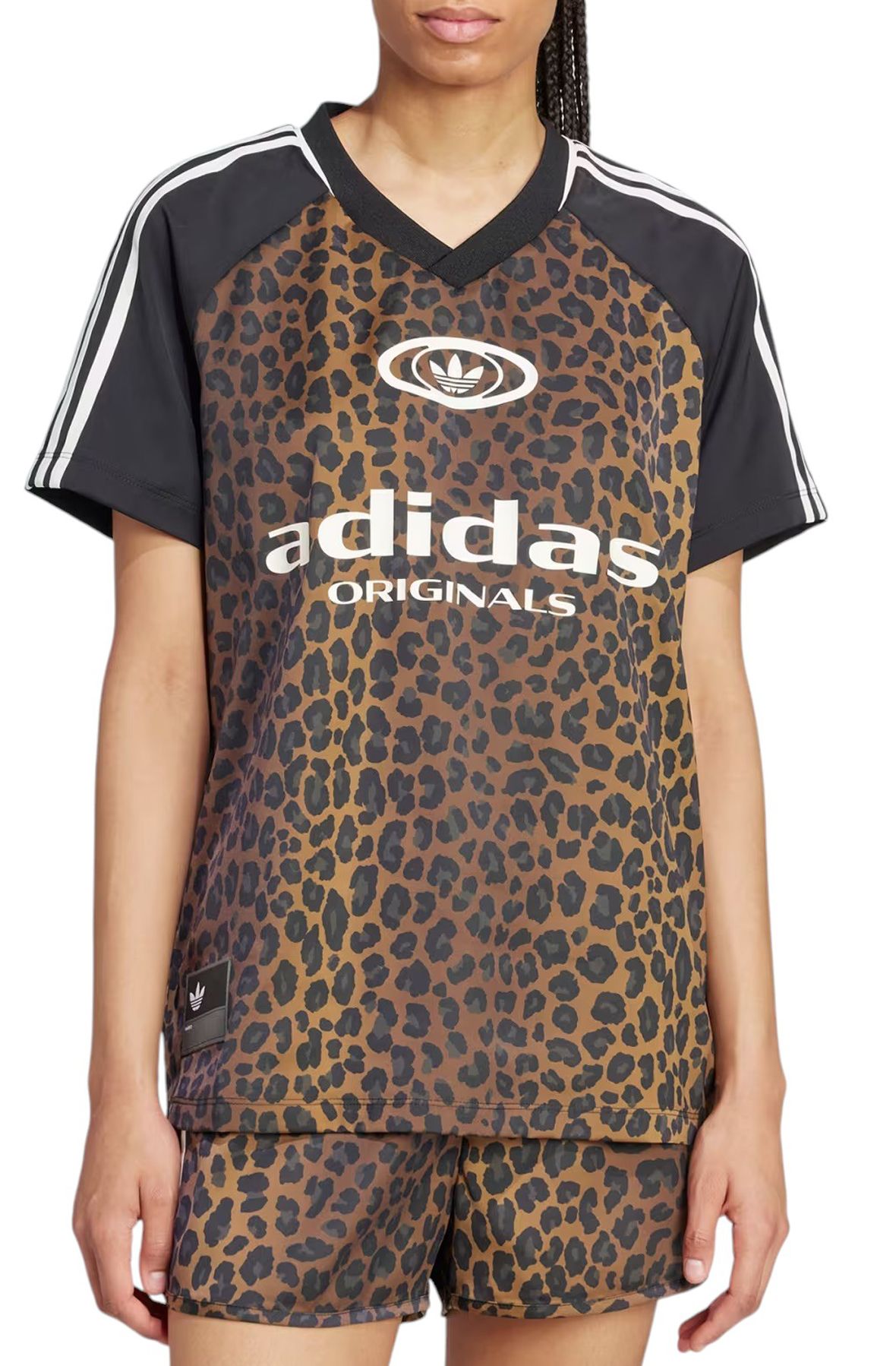 ● ADIDAS ● ジャージーヒョウ柄 SATIN JERSEY 25SS人気新作ジャージーヒョウ柄【ADIDAS】SATIN JERSEY完売間近