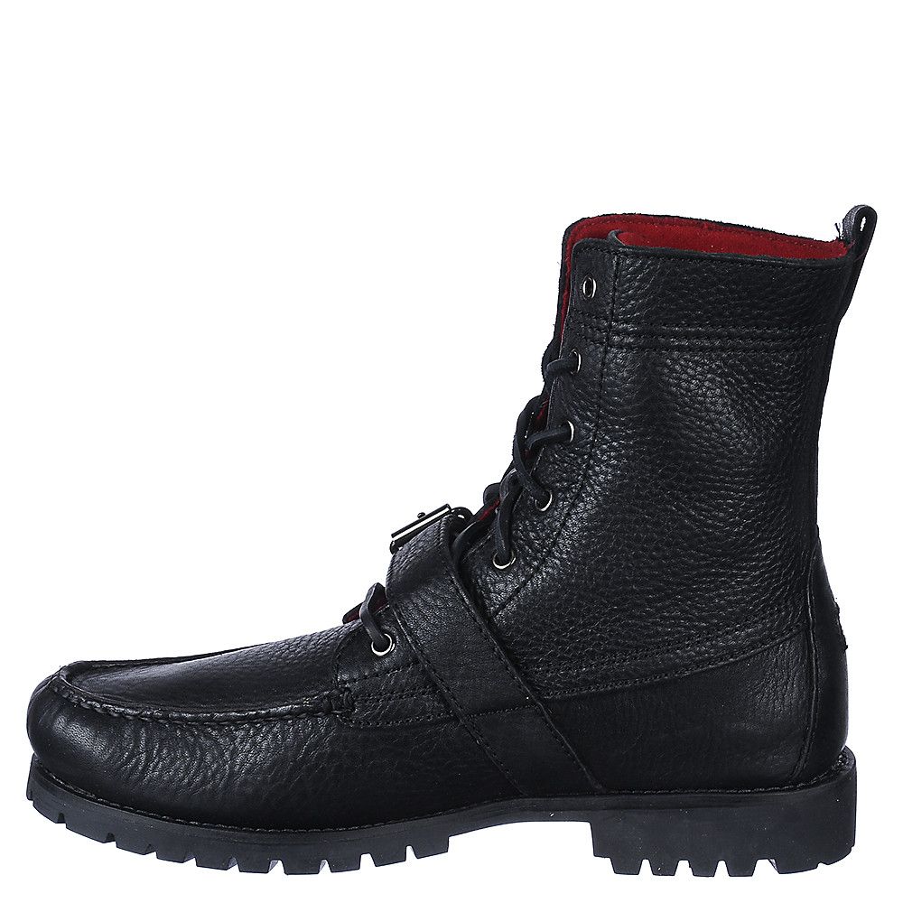 men's ranger leather buckle boots