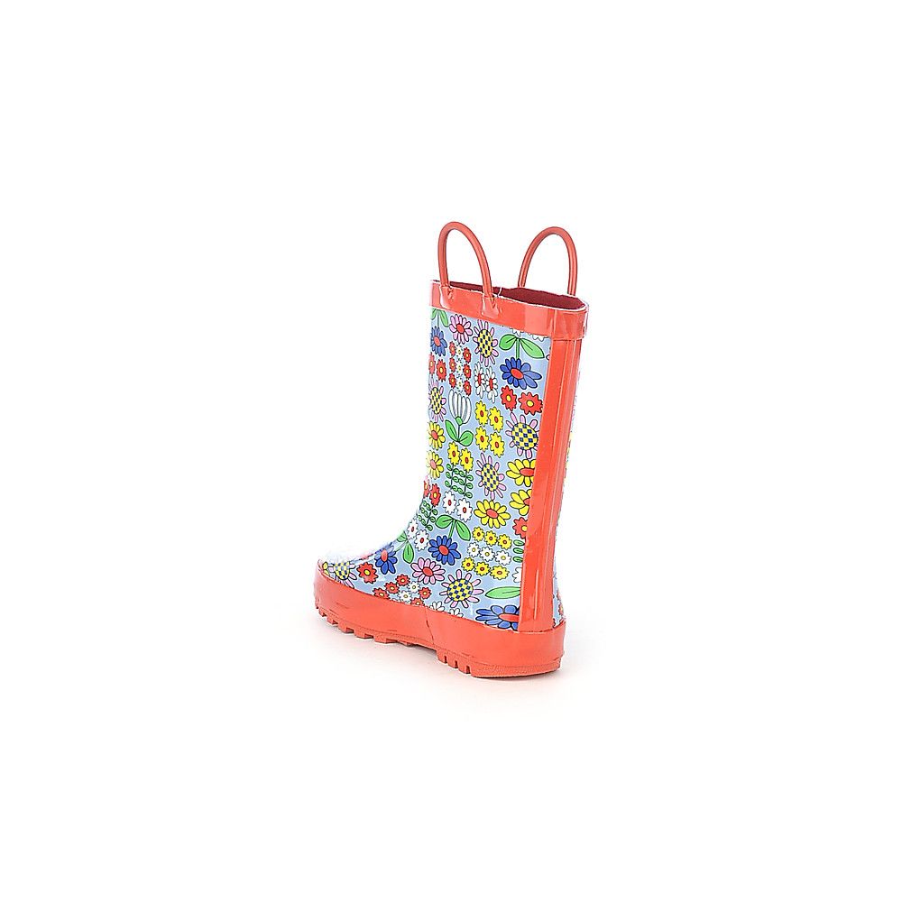 womens orange rain boots