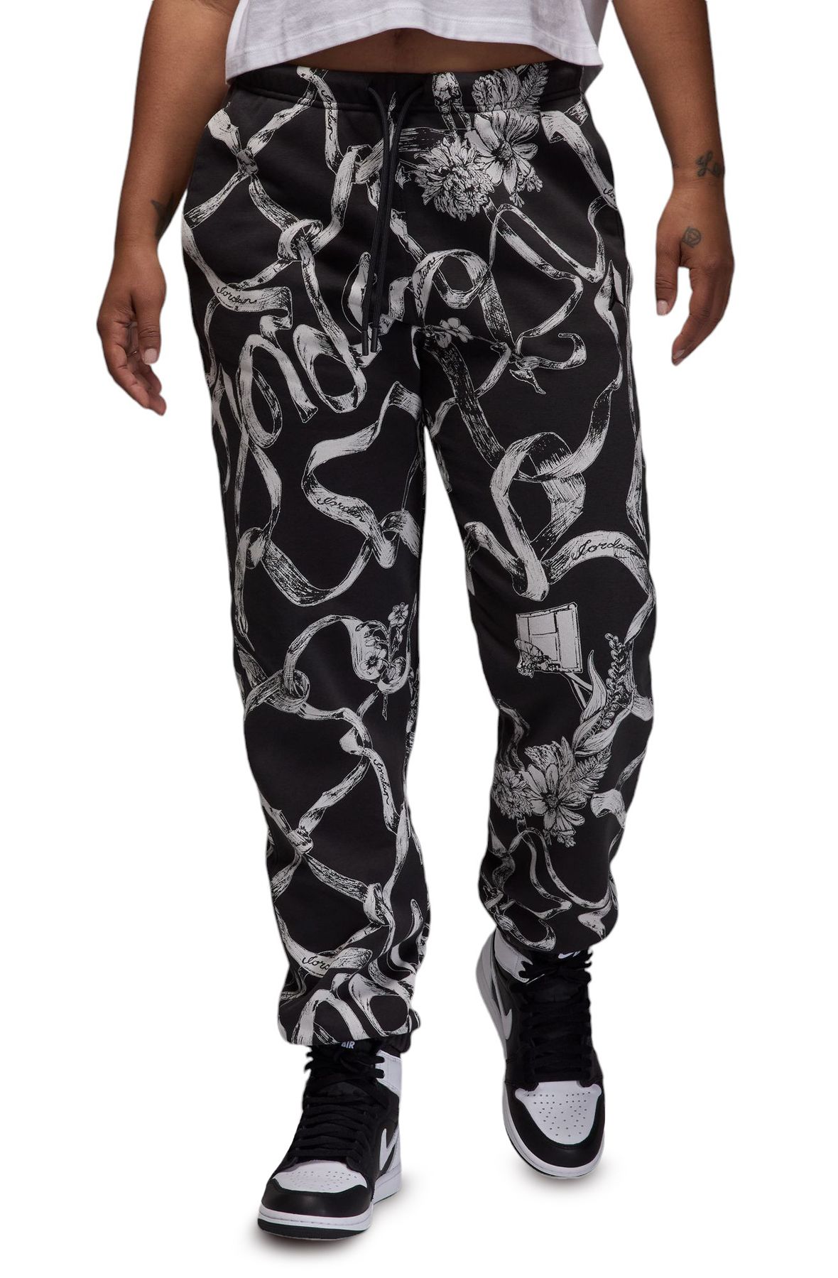 JORDAN Brooklyn Fleece Printed Pants HF0443 045 - Shiekh
