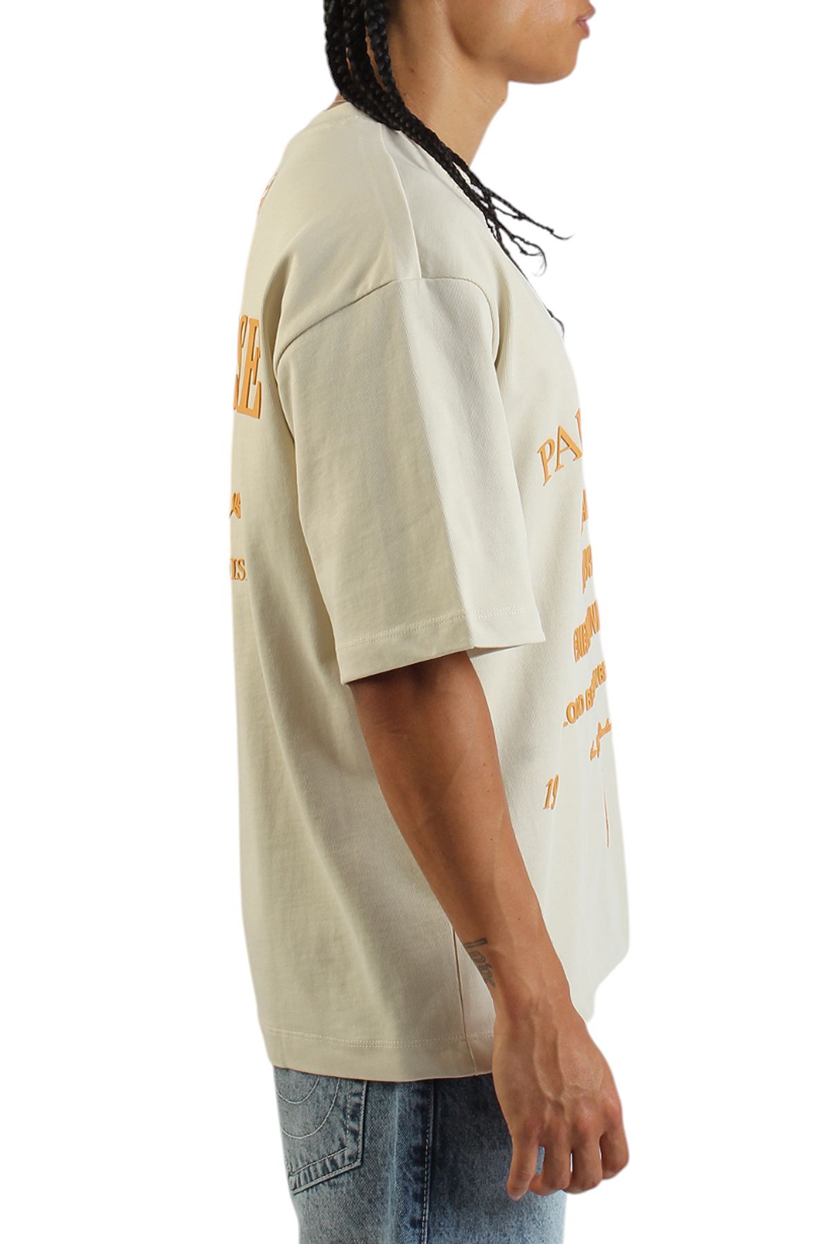 BRIAN BROTHERS INC. Emeralds in Eden Boxy T-Shirt 9206A-SAND - Shiekh