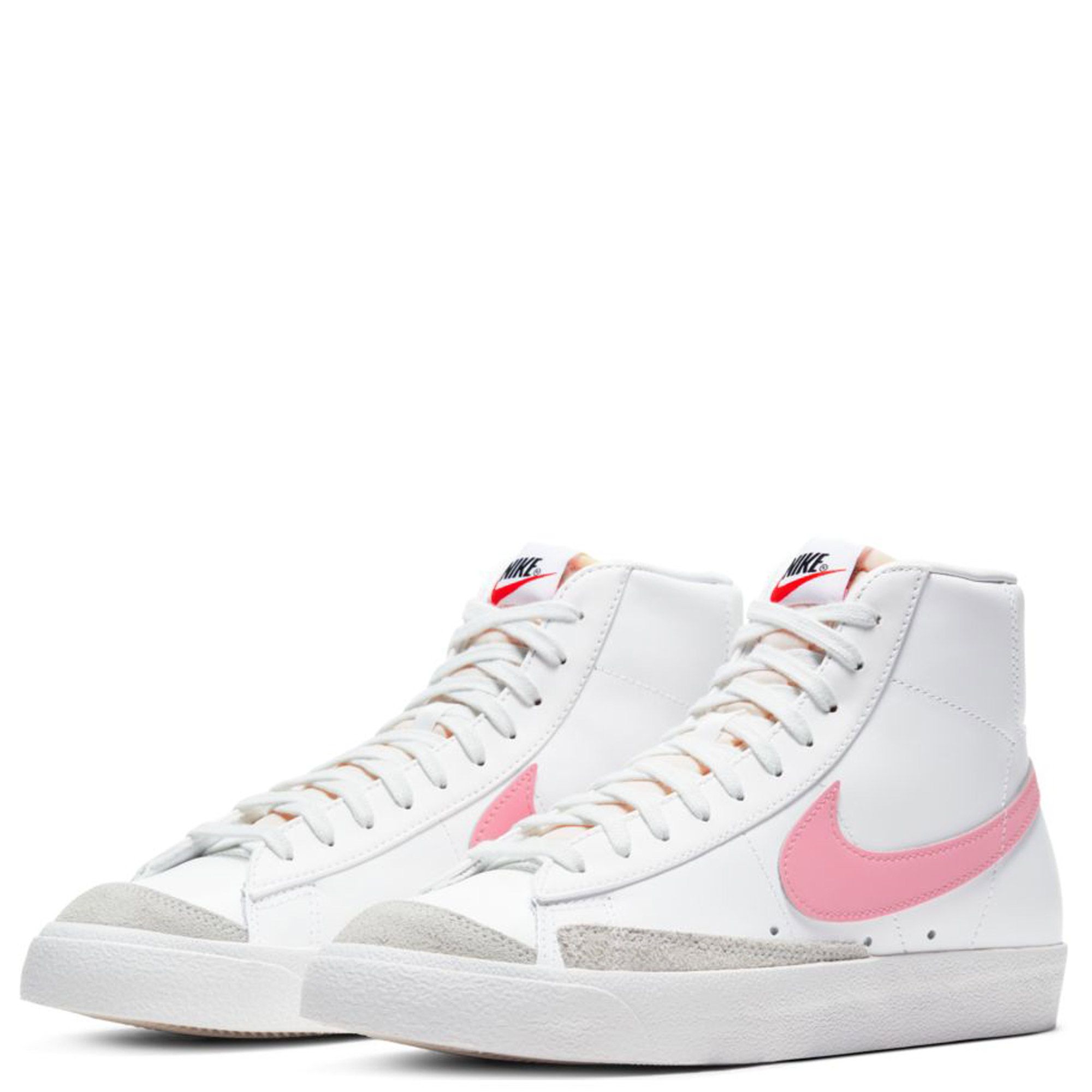 blazer mid 77 trainers white sunset pulse