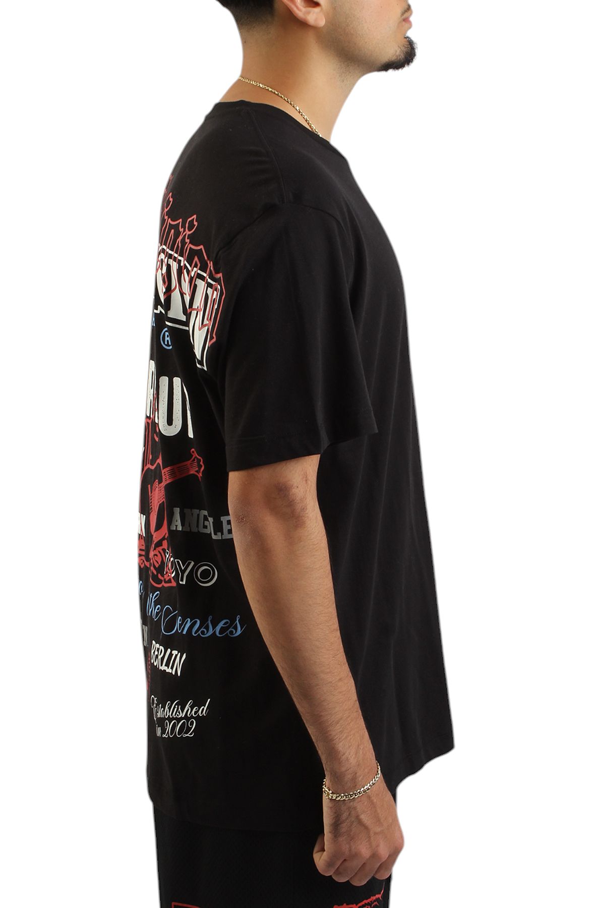 TRUE RELIGION World Tour Logo Relaxed T-Shirt 108772C-1001