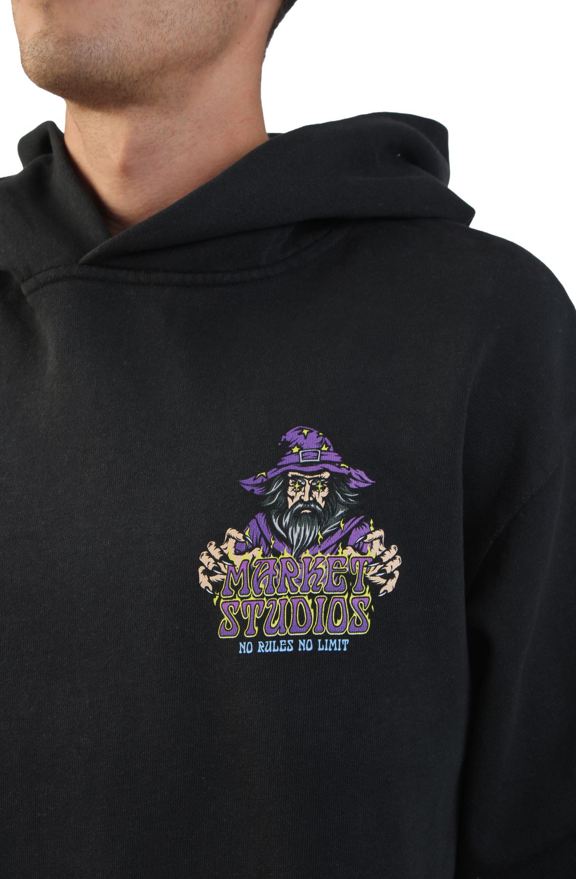 チェルシー【L】Trademark Hooded Sweatshirt MARKET No Rules No Limits Hoodie MKT26Q2-HD1104 - Shiekh