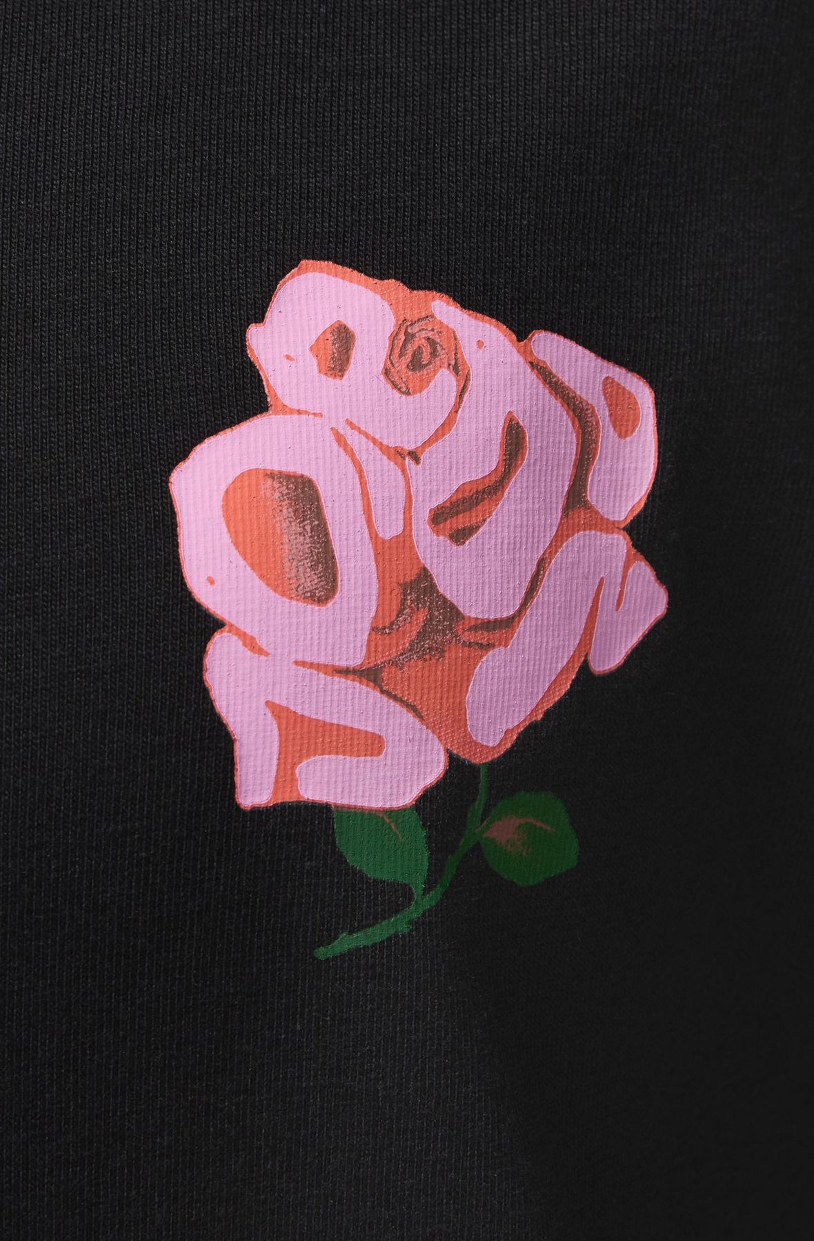 【sinoon】24FW Rose Graphic Slim T-Shirt 837959_XJHG1_5033_001_100_0000