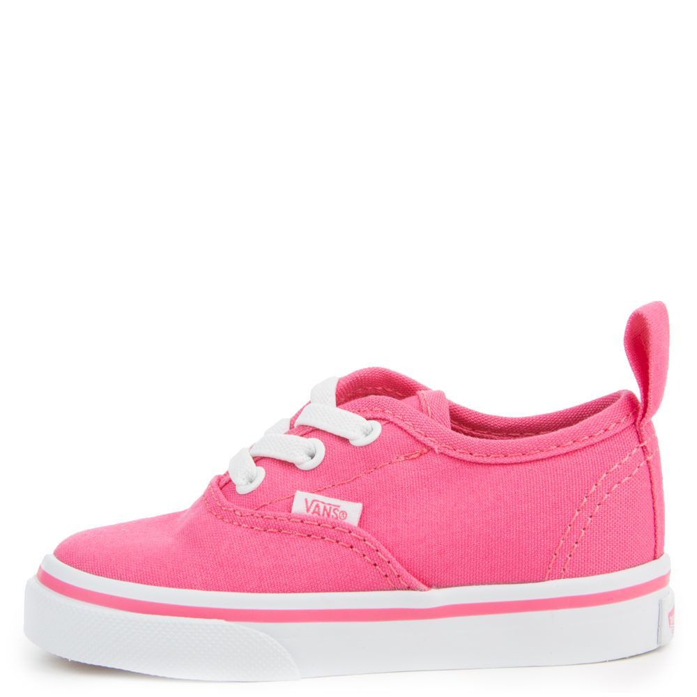 pink and white toddler vans