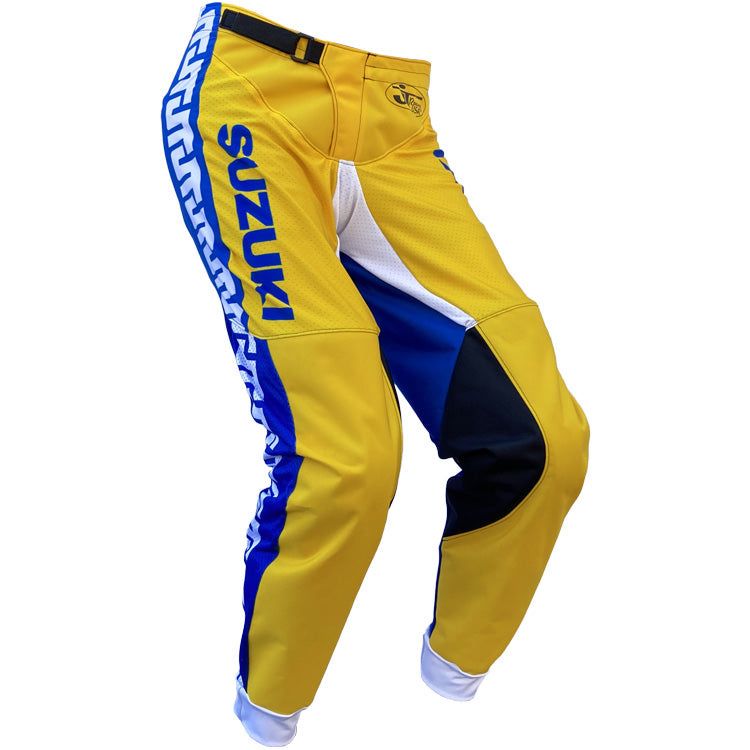 JT Racing モトクロスパンツとジャージのセット 青色/黄色
