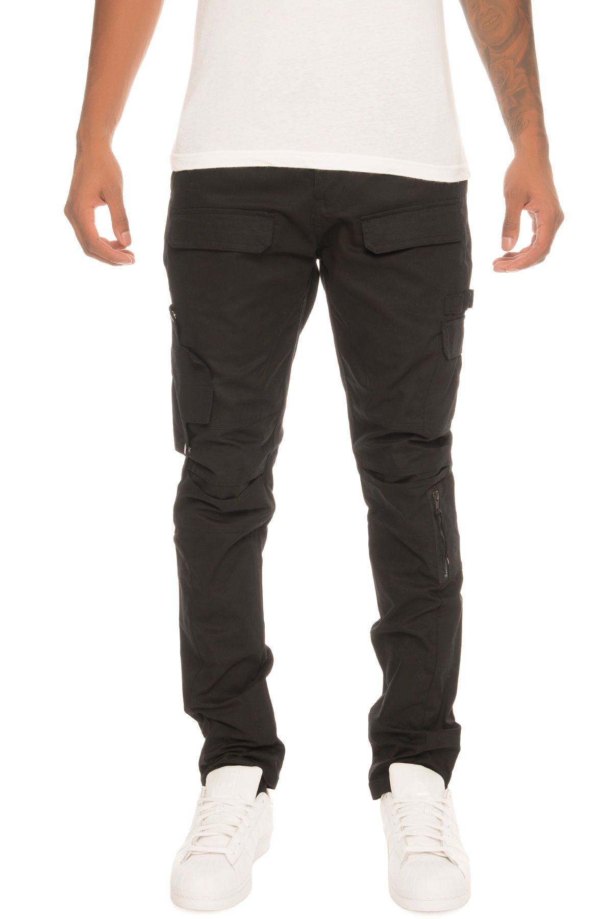 PINK DOLPHIN The Tactical Twill Pants in AF21601TAPBL-BLK - Shiekh