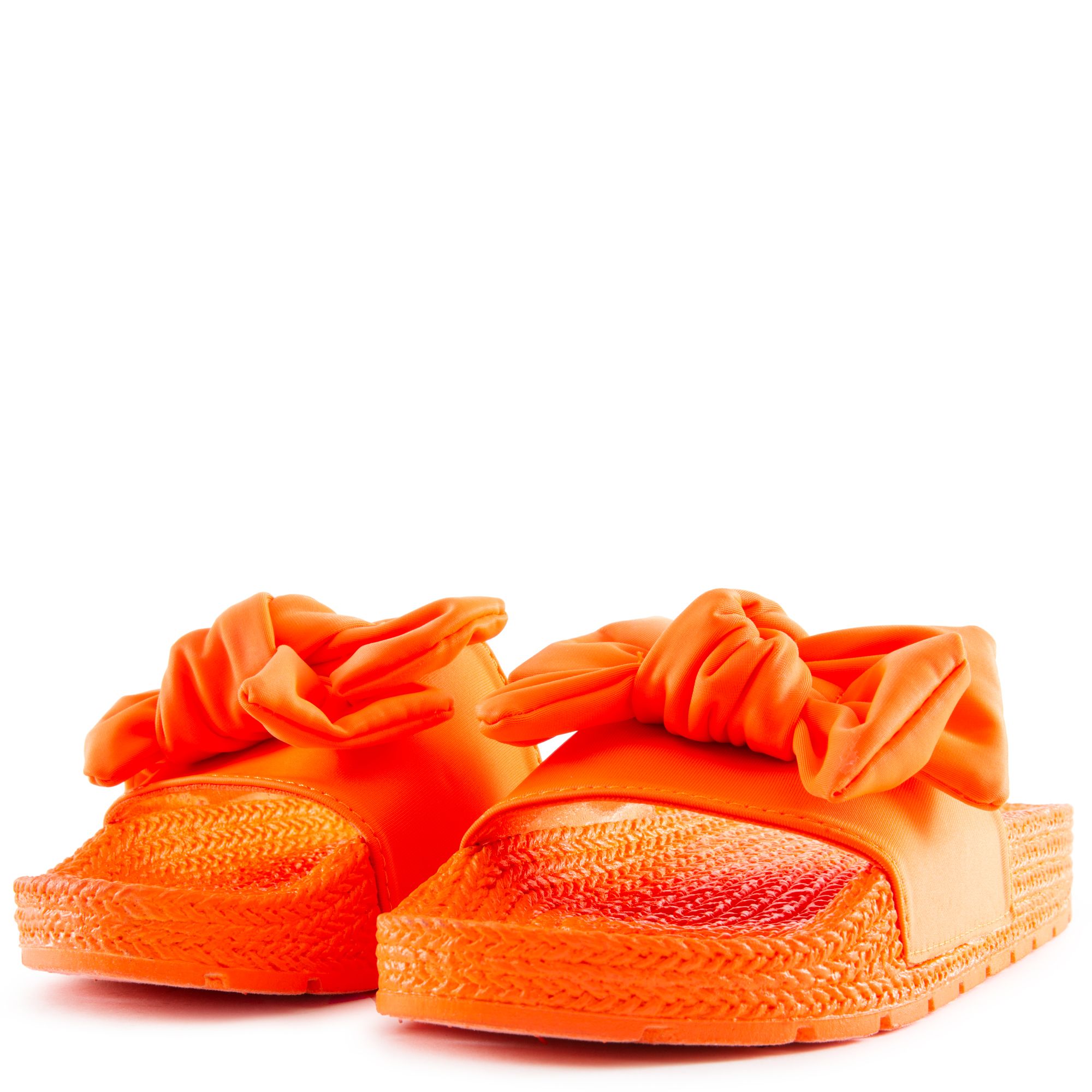 Bright Orange Slide Sandals Amazon.com | Franco Sarto Womens Gem Bright Orange Slide  main image 4