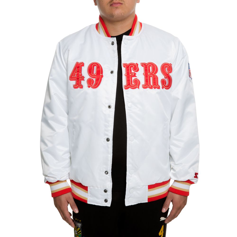 49ers varsity jacket mens