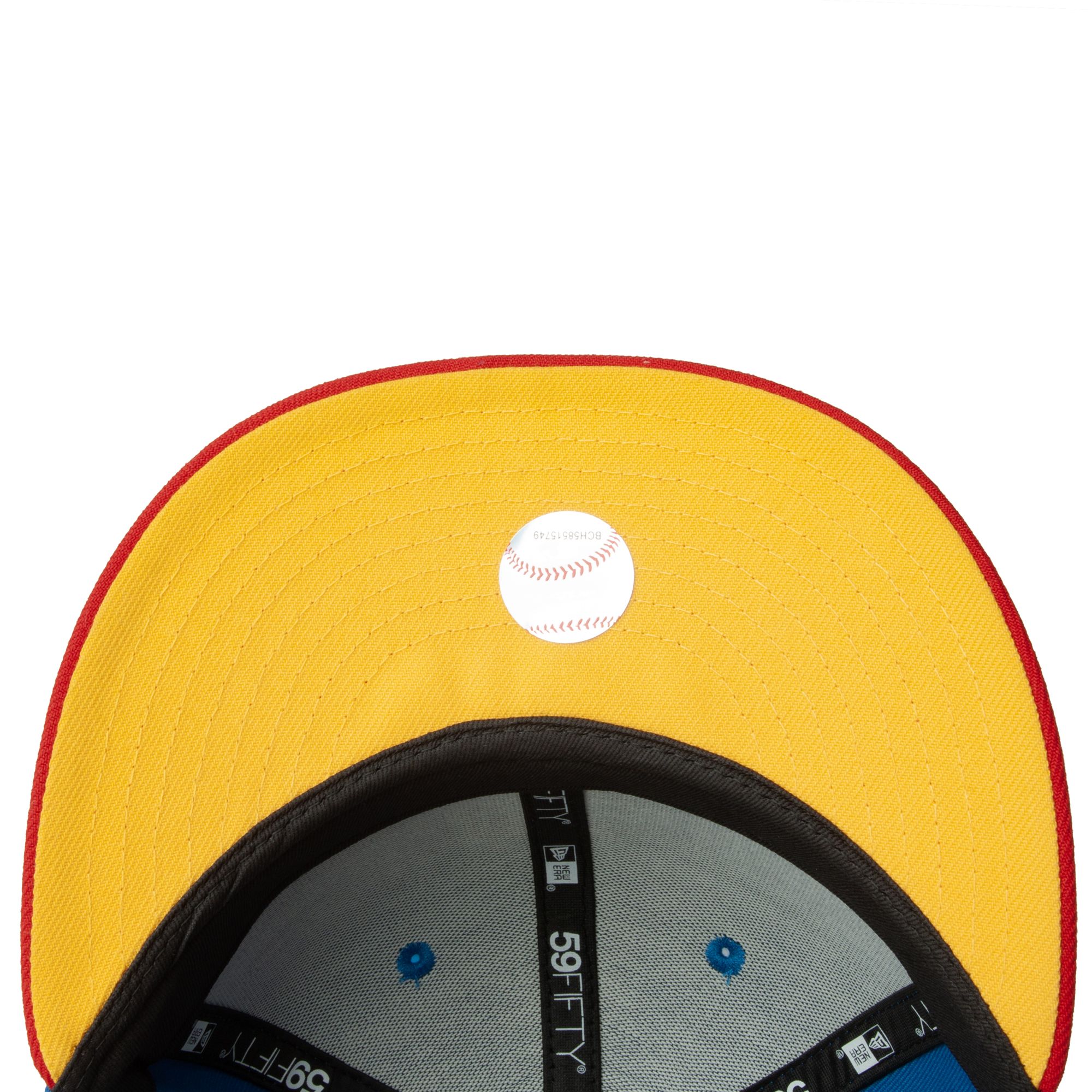 Chicago Baseball Hat Chrome Sky Blue 1948 New Era 59FIFTY Fitted Chrome | Sky Blue / Radiant Red | Snow White | Ultra Blue / 7 7/8