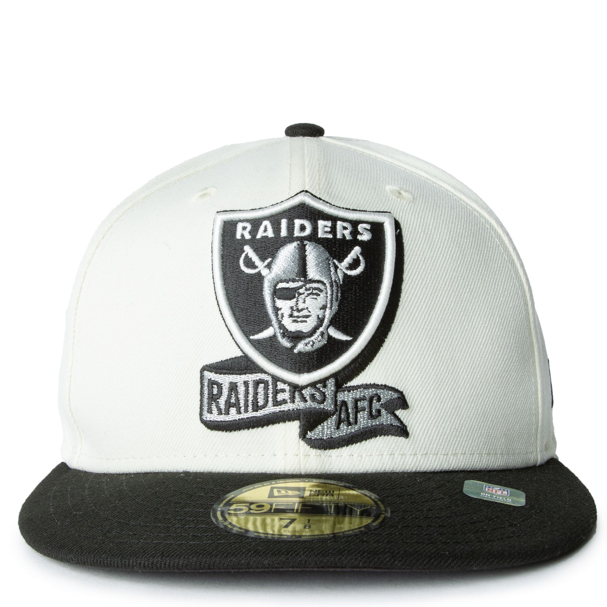Las Vegas Raiders New Era 2023 Sideline 59FIFTY Fitted Hat - Gray