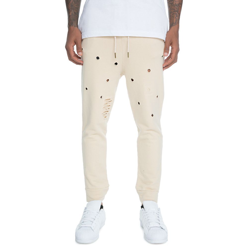 FBRK Distressed Joggers SKC002 KHA - Shiekh