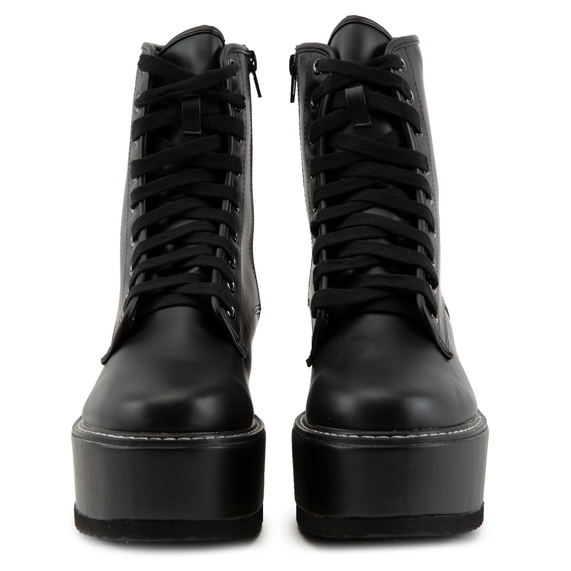 mens platform combat boots