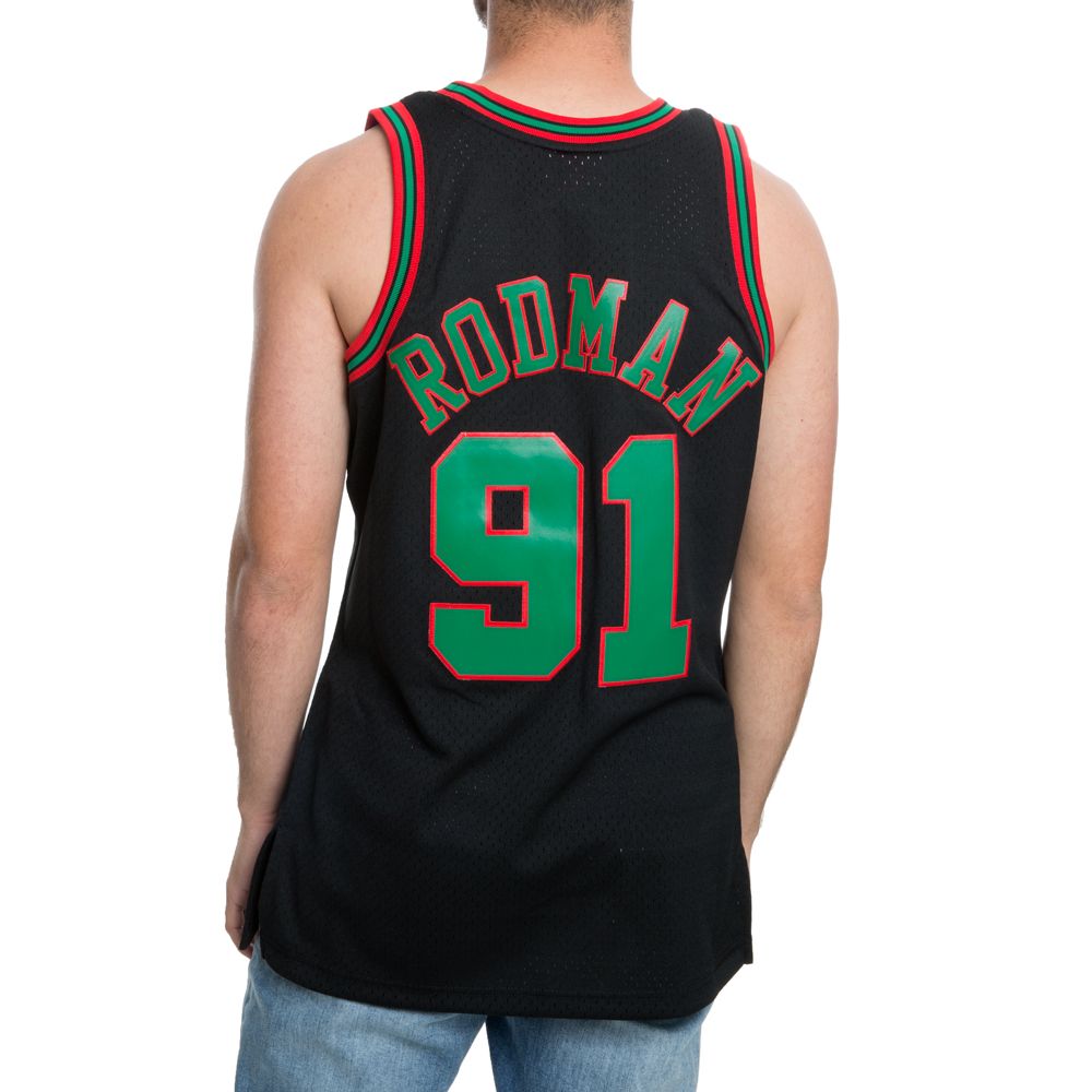 BULLS RODMAN #91 スウィングマンジャージ M Chicago Bulls Rodman #91 Men's Mitchell Ness Swingman Jersey
