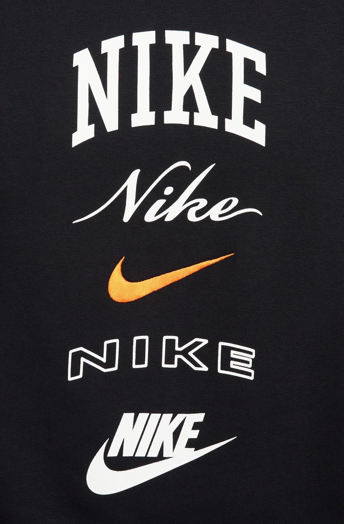 NIKE Club Fleece Long-Sleeve Crew-Neck Sweatshirt FN2610 010 - Shiekh