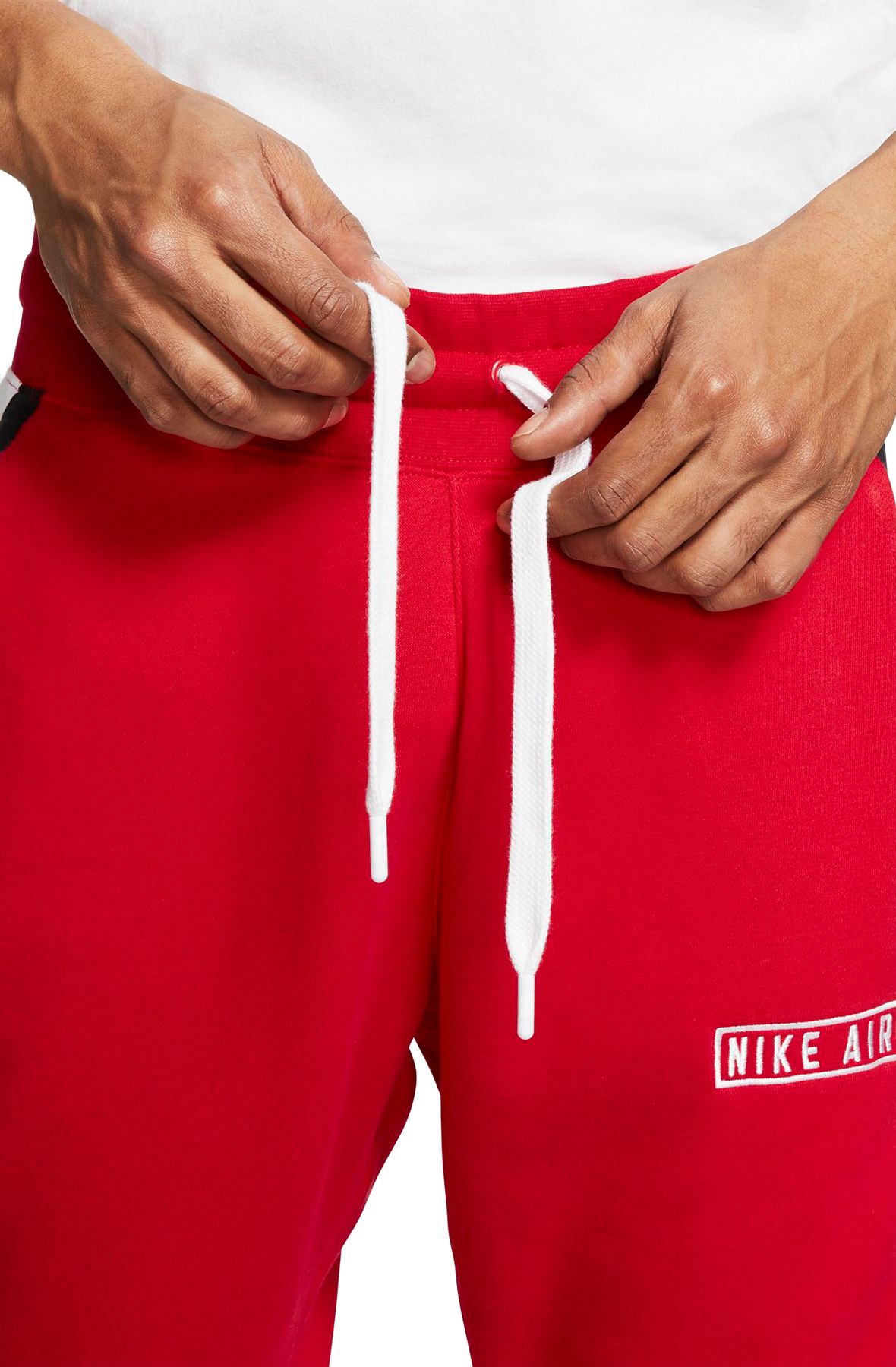 nike air fleece pants red