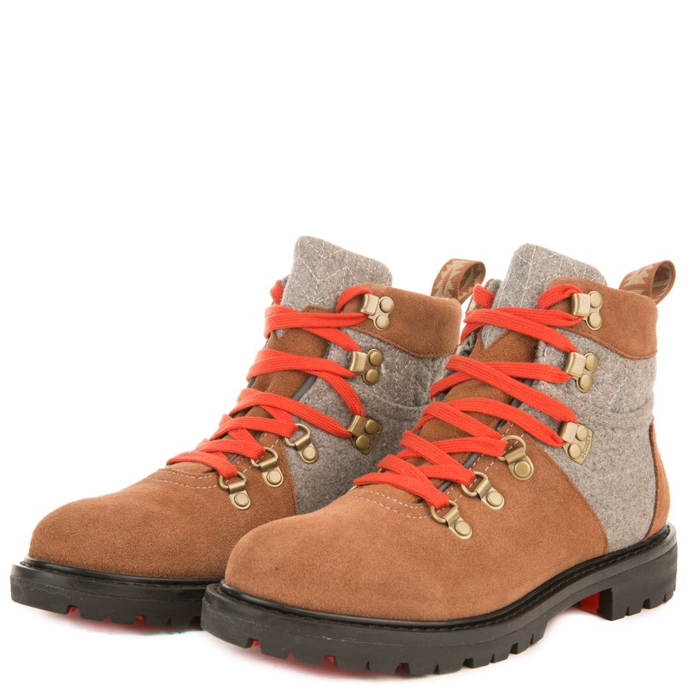 grey wool boots
