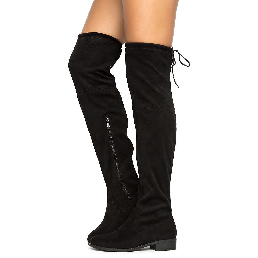 Olympia High Boots - Luxury Black