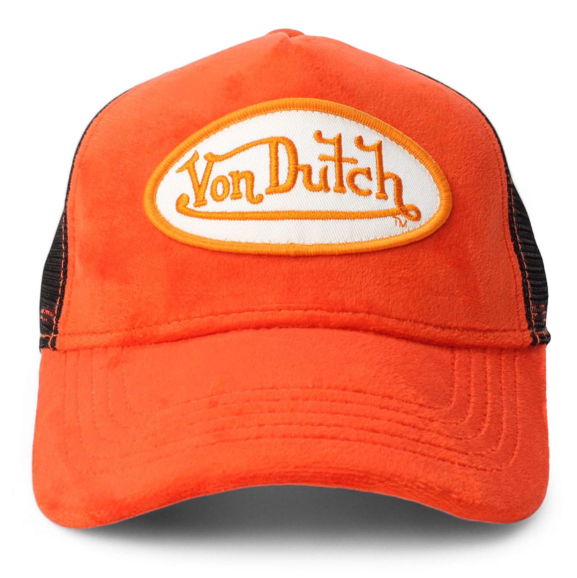 VONDUTCH Suede Logo Trucker Hat VDSB4HT038-601 - Shiekh