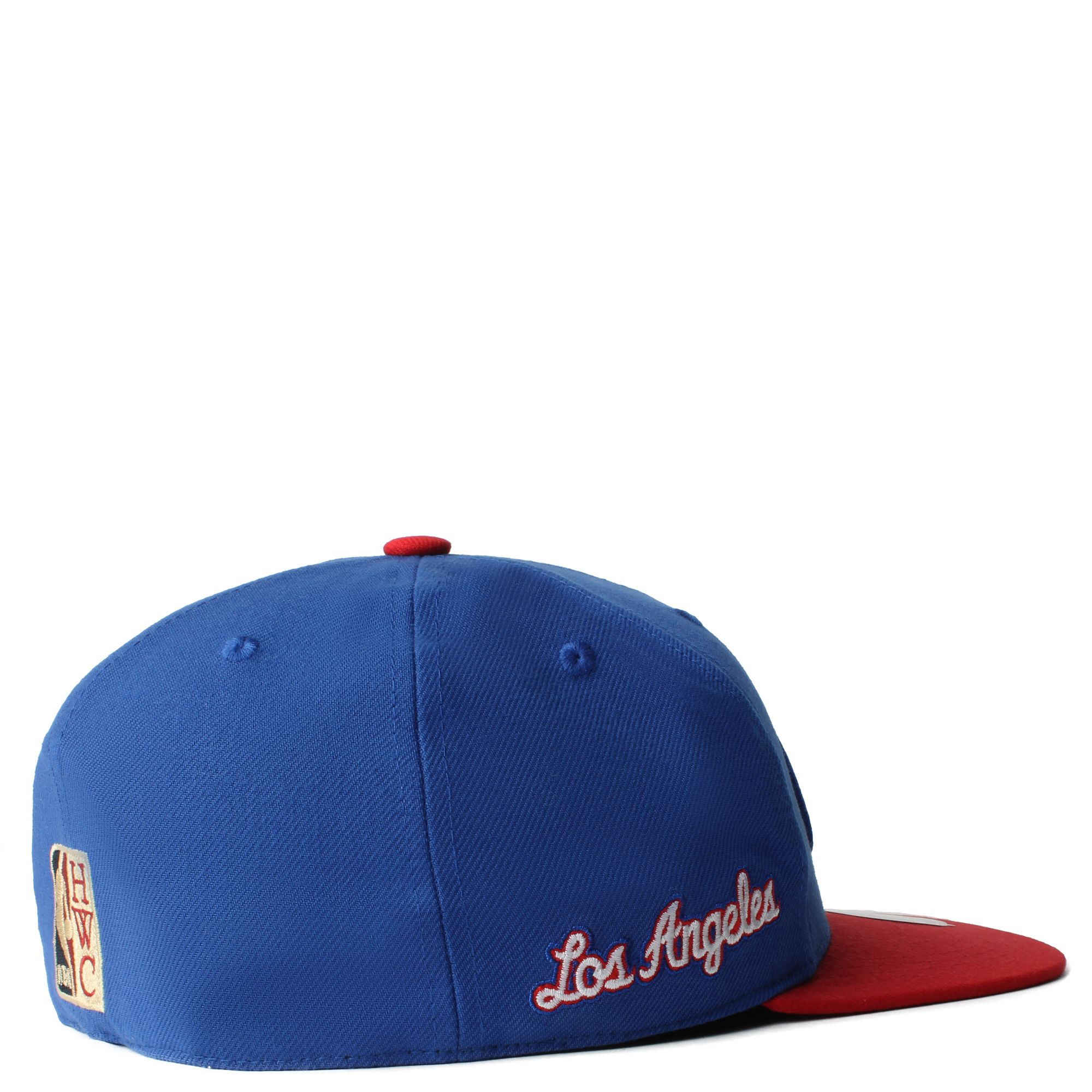 New Era Men's Los Angeles Clippers 59FIFTY Royal/Red Fitted Hat, Size 7 3/4, Team