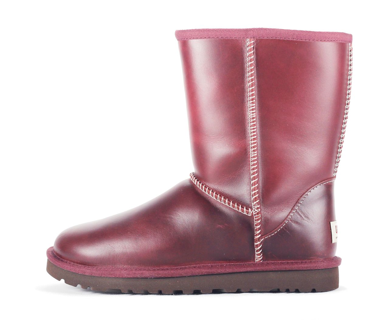red leather uggs