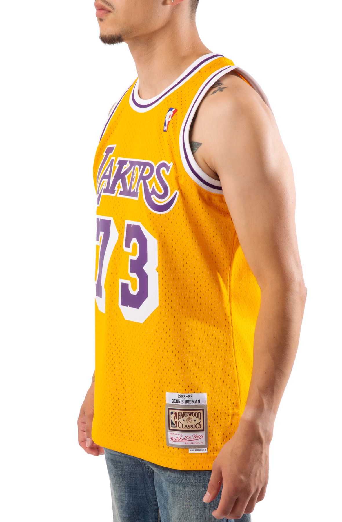 Dennis Rodman's LA Lakers NBA Signed Shirt - CharityStars