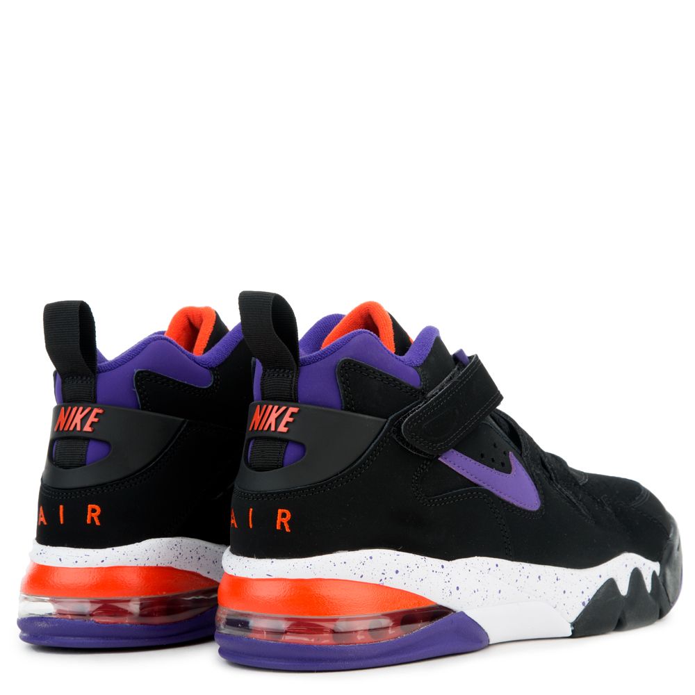 black purple orange air max