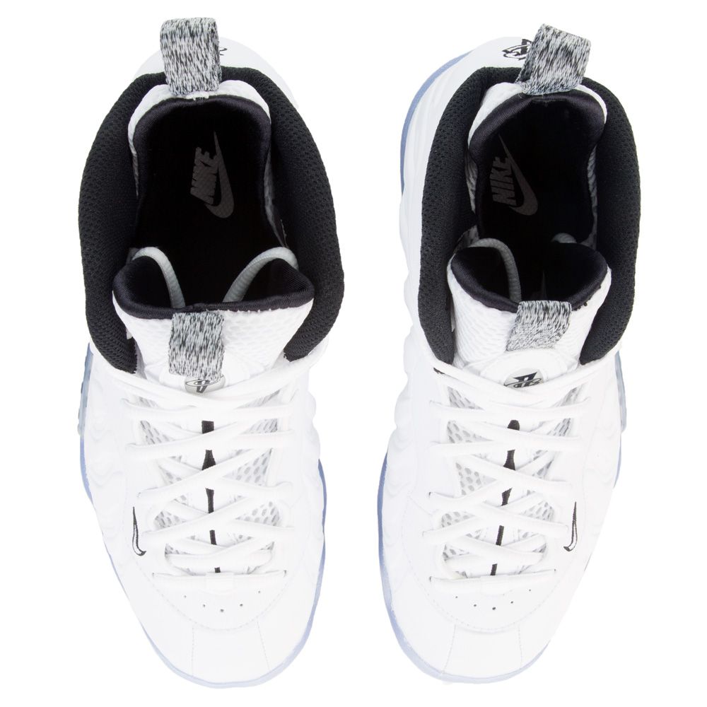 nike little posite one white and black