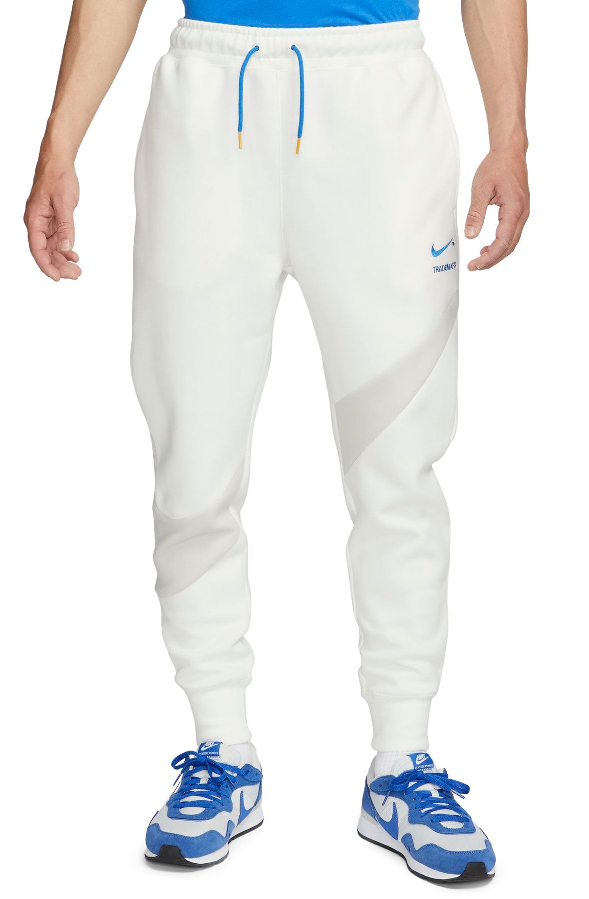 Nike white fleece online pants