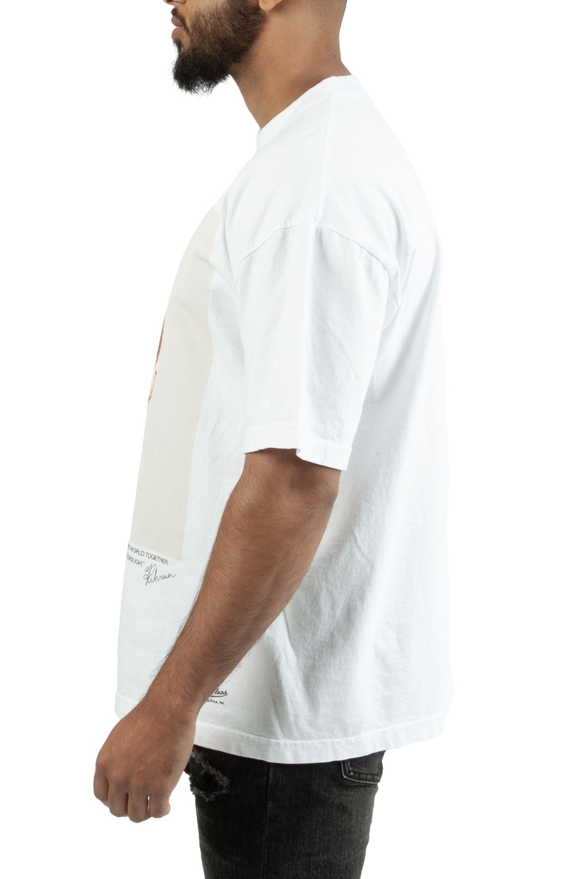 Starter Super Bowl LVII Graphic Mens Short Sleeve Shirt White