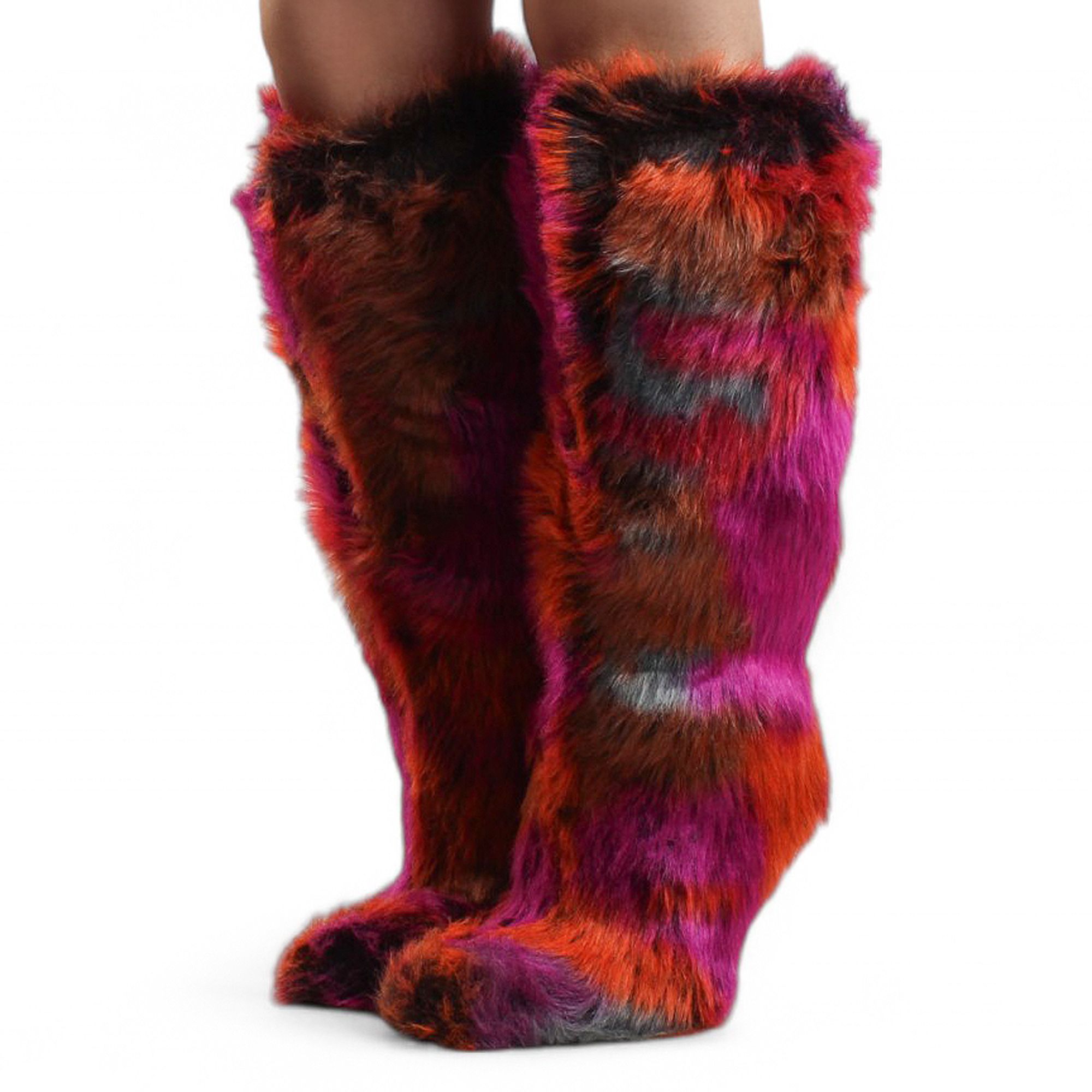 AZALEA WANG Upsetter Stiletto Boot UPSETTER-ORGMUL - Shiekh