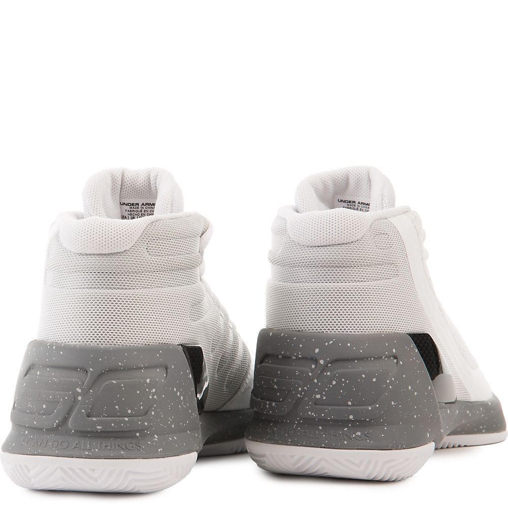 Under armour curry 3 silver kids hotsell