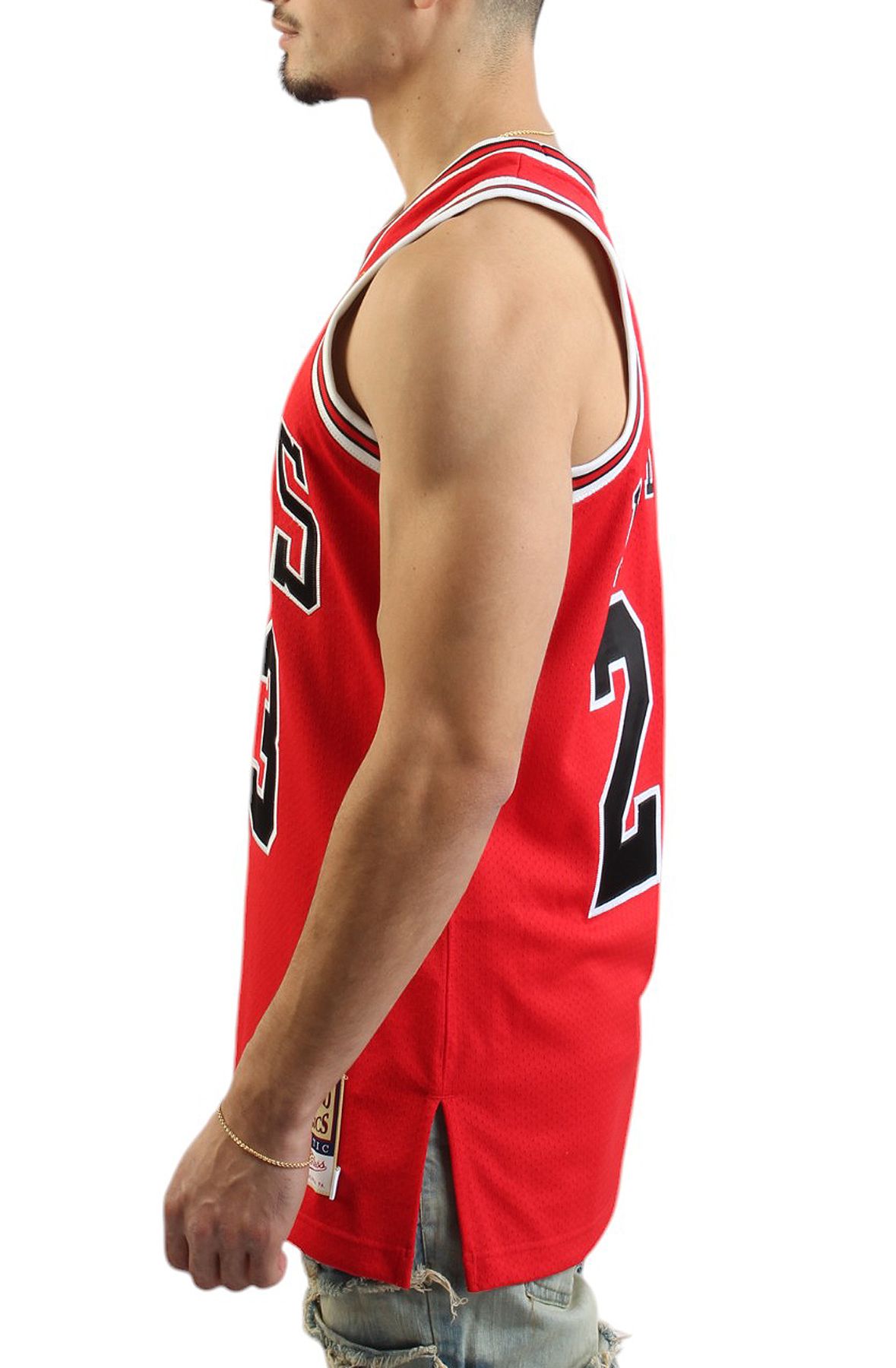 MITCHELL AND NESS NBA DARK JERSEY BULLS 1 JY9792-CBUUNRD - Shiekh
