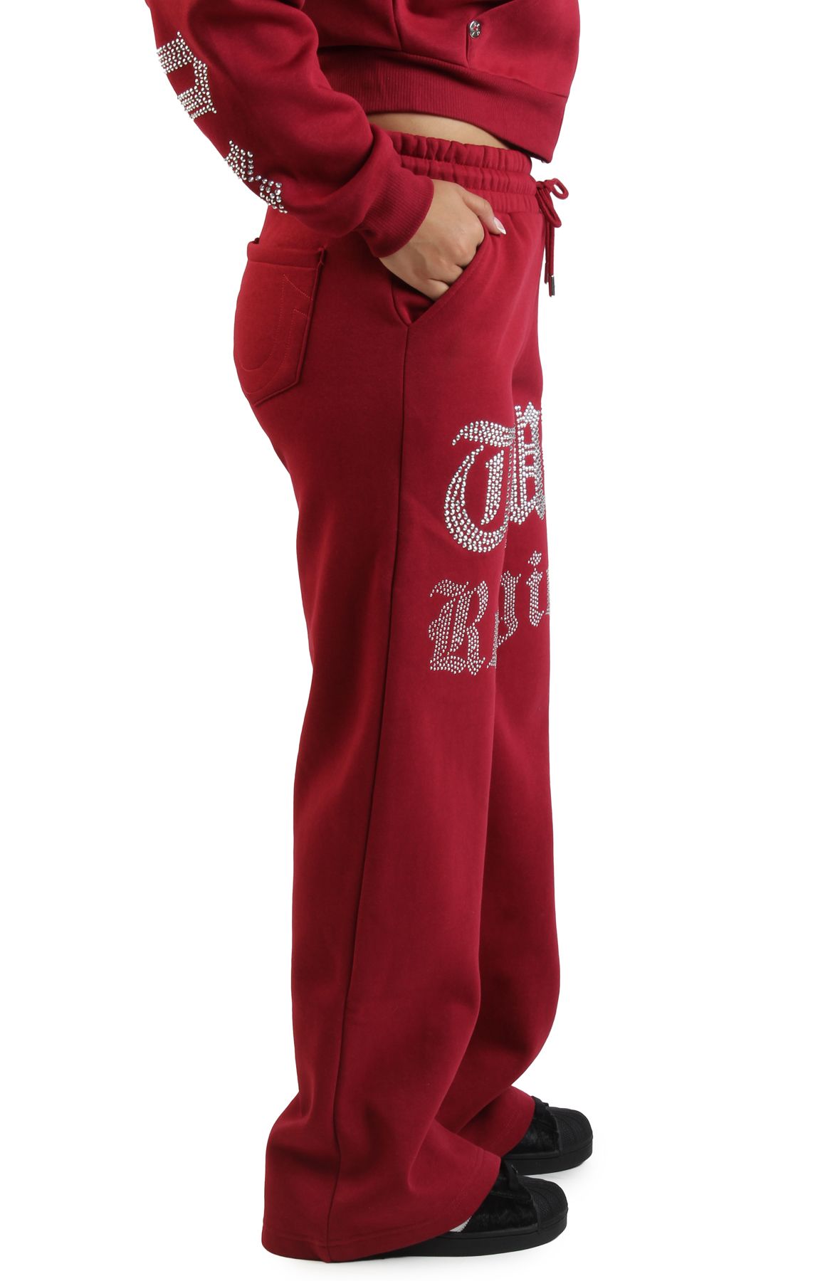 【希少品】BLHLC practice long pants XXL レッド TRUE RELIGION Crystal Script Wide Leg Sweatpant 209710-6916 - Shiekh