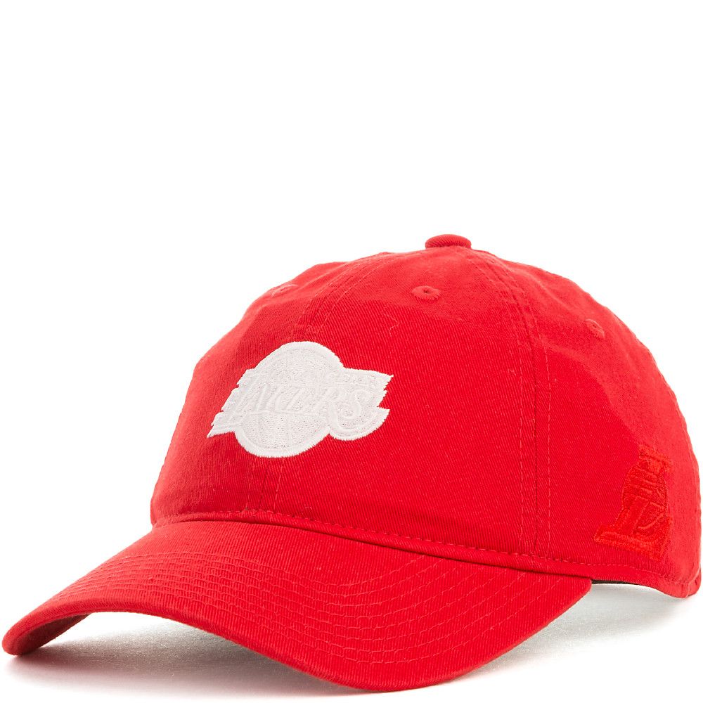 red lakers hat