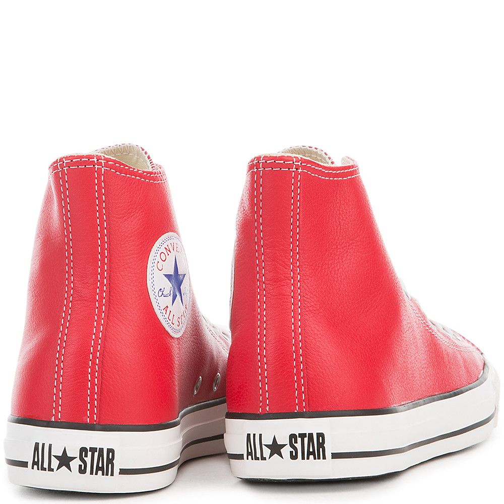 CONVERSE Mens All Star Leather Hi 136579C RED - Shiekh
