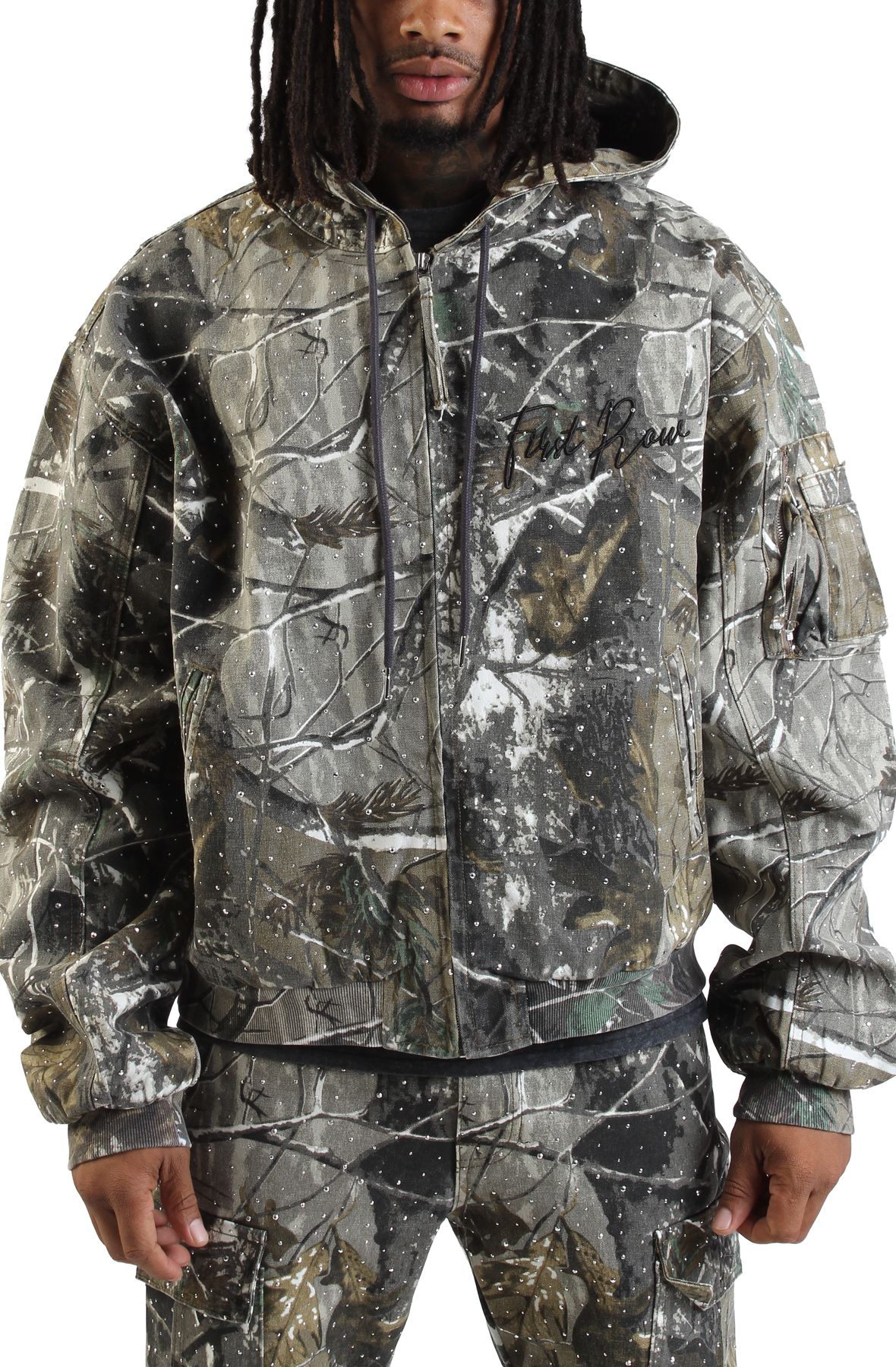 FIRST ROW Stoned Immaculate Jacket FRJ2130-CAMO - Shiekh