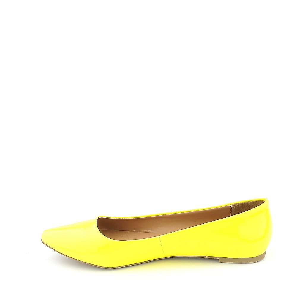 neon yellow dress shoes Patent leather shoe, designed in Tropical patent leather,