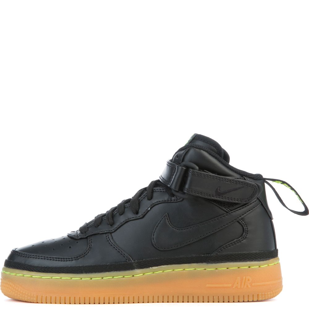 Air Force 1 Mid LV8 (GS) Black/Lime 
