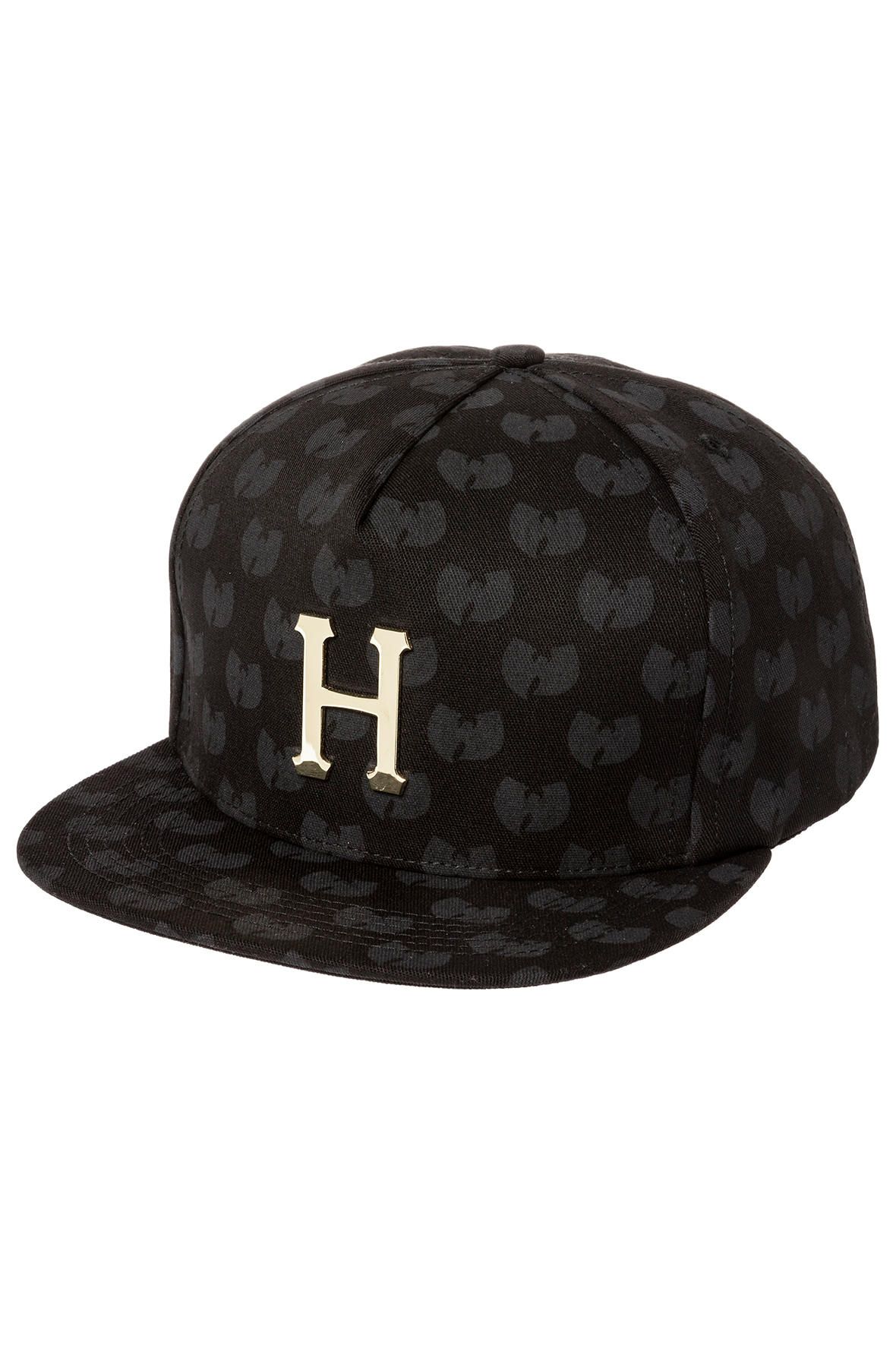 HUF The Huf X Wu Tang Metal H Strapback in WTG02 BLK Shiekh