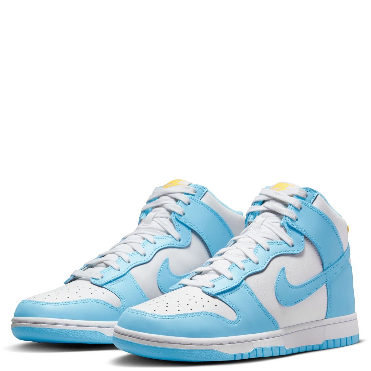 Neon blue nike high tops shop