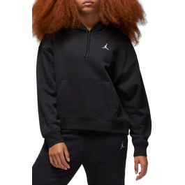 Brooklyn Fleece Hoodie Black/White Black/White