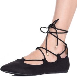 Women's C-LS7297P Lace-Up Casual Shoe Black Black