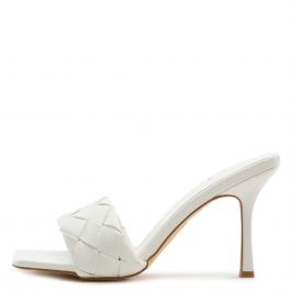 Leasa-01 High Heel Sandals White White