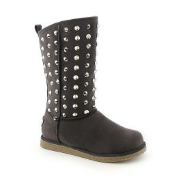 Flat Studded Boot Urban Studs Grey Grey Grey