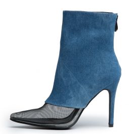Cape Robbin Matilde-1 Demin Bootie Denim Blue Denim Blue